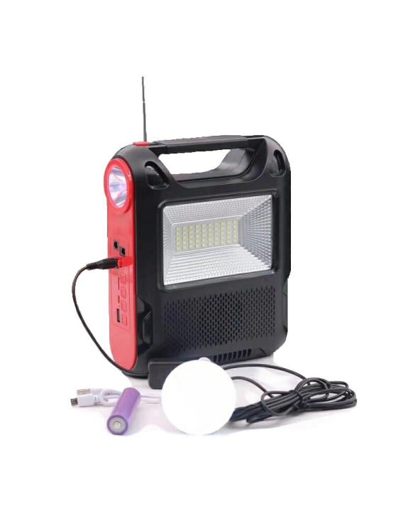 Επαναφορτιζόμενο ηλιακό σύστημα φωτισμού με ηχείο - SY-108