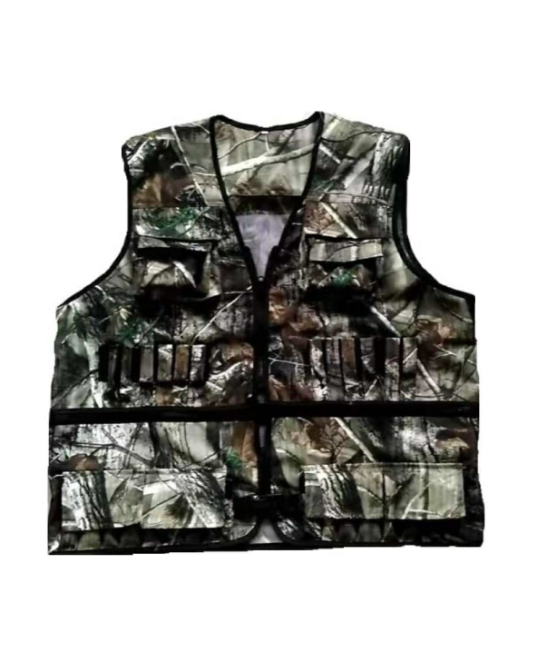 Αδιάβροχο γιλέκο κυνηγιού με θήκες