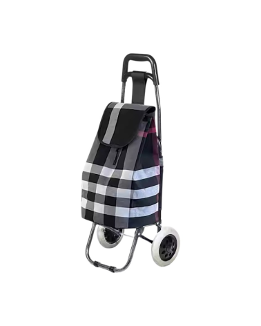 Υφασμάτινο καρότσι λαϊκής - ZZ304-7B - 981287 - Black