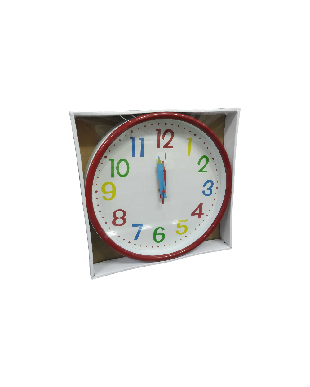 Παιδικό ρολόι τοίχου - 708 - 124016 - Red
