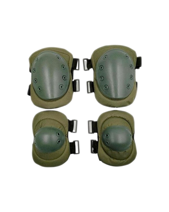 Σετ επιγονατίδες & επιαγκωνίδες - Tactical - 4pcs - 920075 - Green
