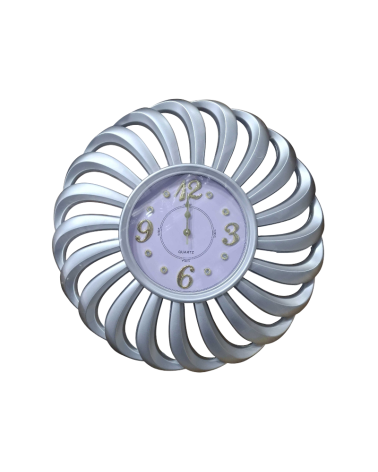 Ρολόι τοίχου Vintage - 866T - 008663 - Silver