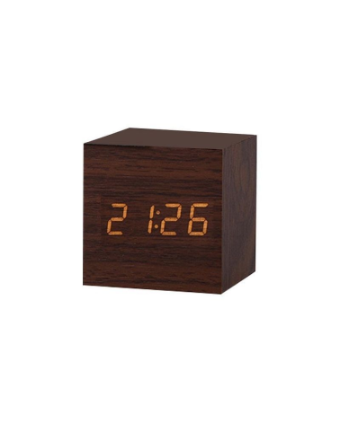 Ψηφιακό ρολόι - Ξυπνητήρι - ET008 - 909474 - Brown