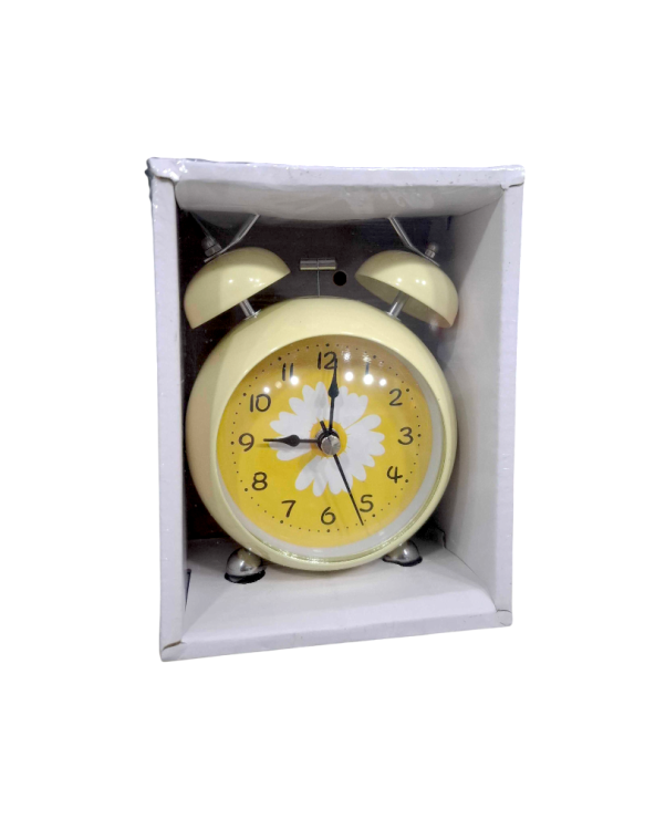Επιτραπέζιο ρολόι - Ξυπνητήρι - 670-5 - 920183 - Yellow