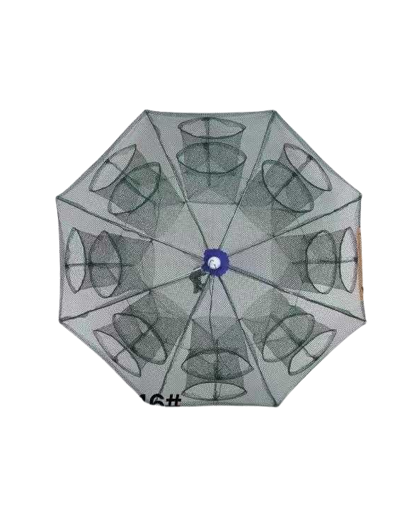 Πτυσσόμενη παγίδα ψαρέματος - Κιούρτος με 16 εισόδους