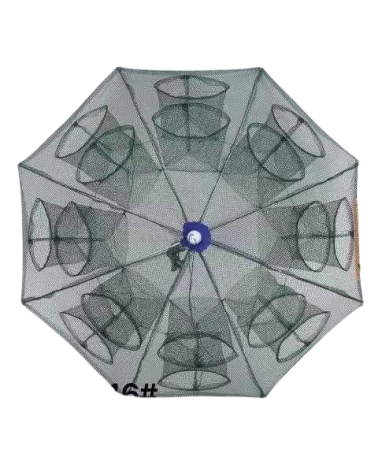 Πτυσσόμενη παγίδα ψαρέματος - Κιούρτος με 16 εισόδους