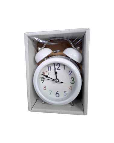 Επιτραπέζιο ρολόι - Ξυπνητήρι - LP3301 - 001041 - White