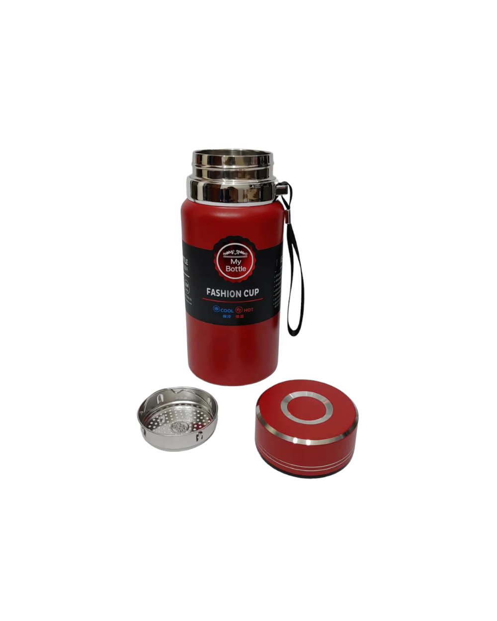 Φορητό παγούρι-θερμός - ZS9207 - 800ml - 192076 - Red