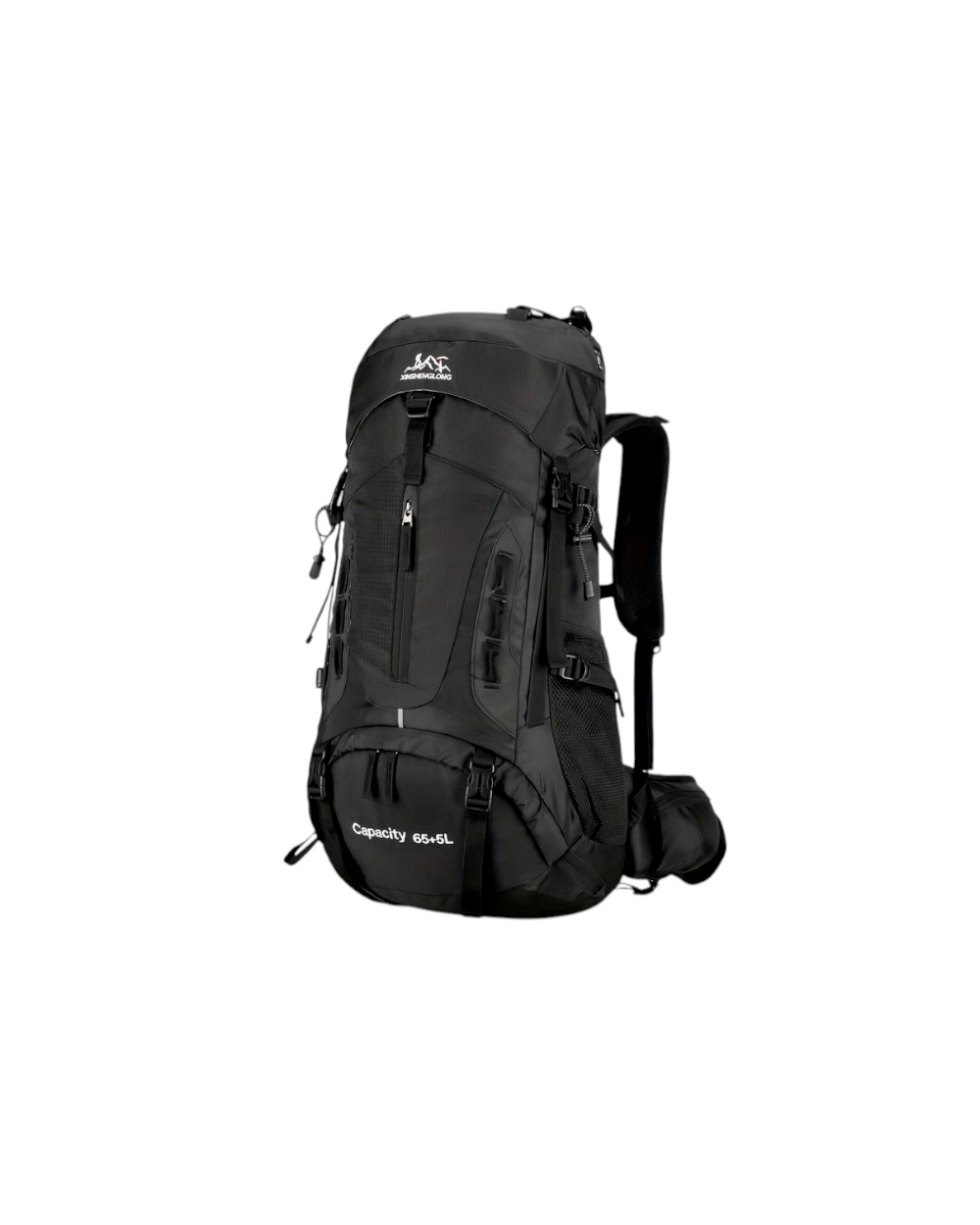 Σακίδιο πλάτης ορειβατικό - H2207 - 65L+5L - 251586 - Black