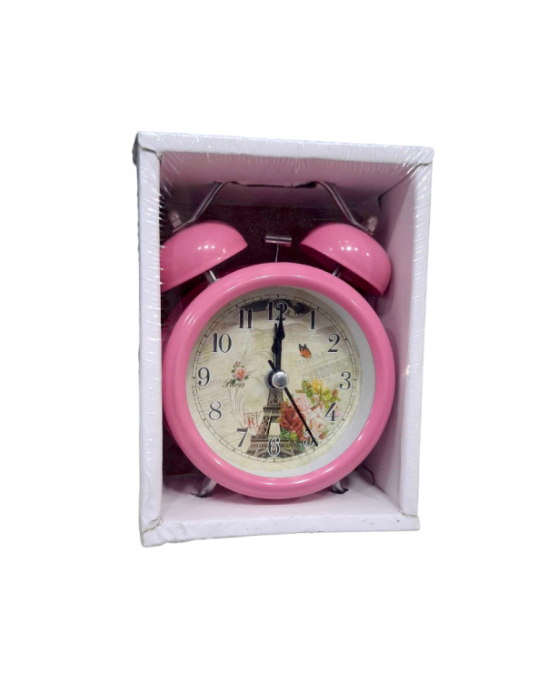 Επιτραπέζιο ρολόι - Ξυπνητήρι - 3301T-2 - 330126 - Pink