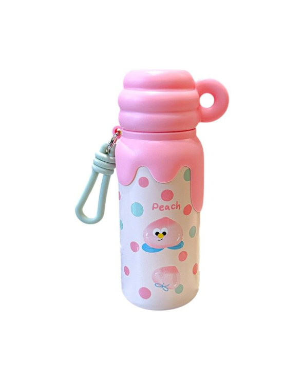 Παιδικό παγούρι-θερμός με κούπα - 420ml - 340908 - Pink