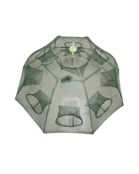 Πτυσσόμενη παγίδα ψαρέματος-κιούρτος με 6 εισόδους