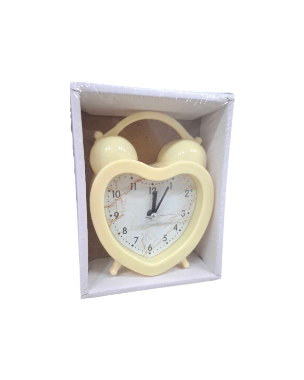 Επιτραπέζιο ρολόι – Ξυπνητήρι - 617D - 906175 - Yellow