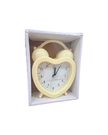 Επιτραπέζιο ρολόι – Ξυπνητήρι - 617D - 906175 - Yellow