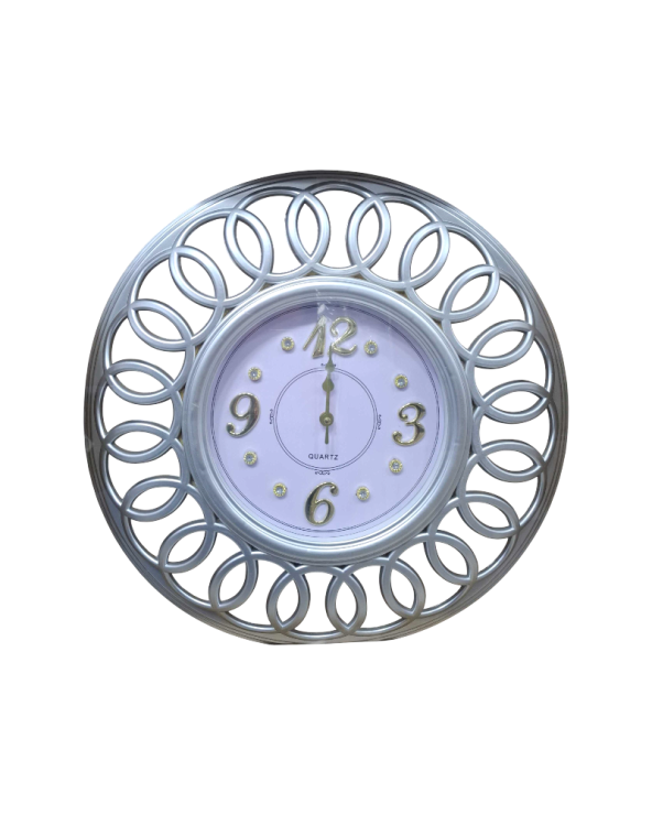 Ρολόι τοίχου Vintage - 868T - 008687 - Silver