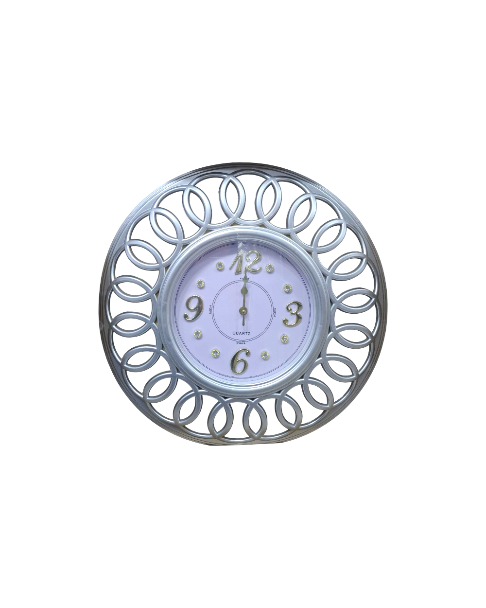 Ρολόι τοίχου Vintage - 868T - 008687 - Silver