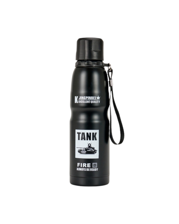 Φορητό παγούρι-θερμός - 550ml - 123873 - Black