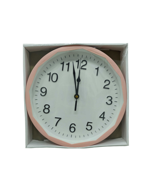 Ρολόι τοίχου - XH-8607 - 186076 - Pink