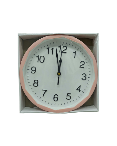 Ρολόι τοίχου - XH-8607 - 186076 - Pink