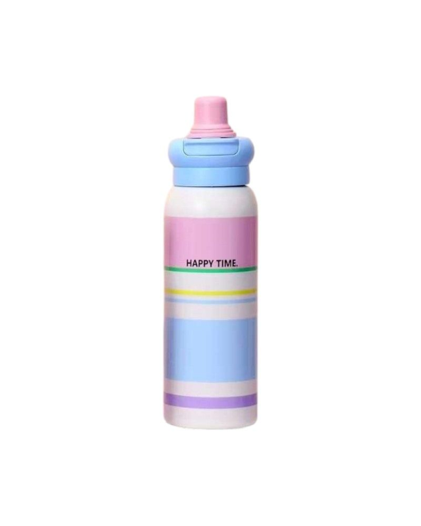 Φορητό παγούρι-θερμός - 600ml - 722337 - Blue/Pink
