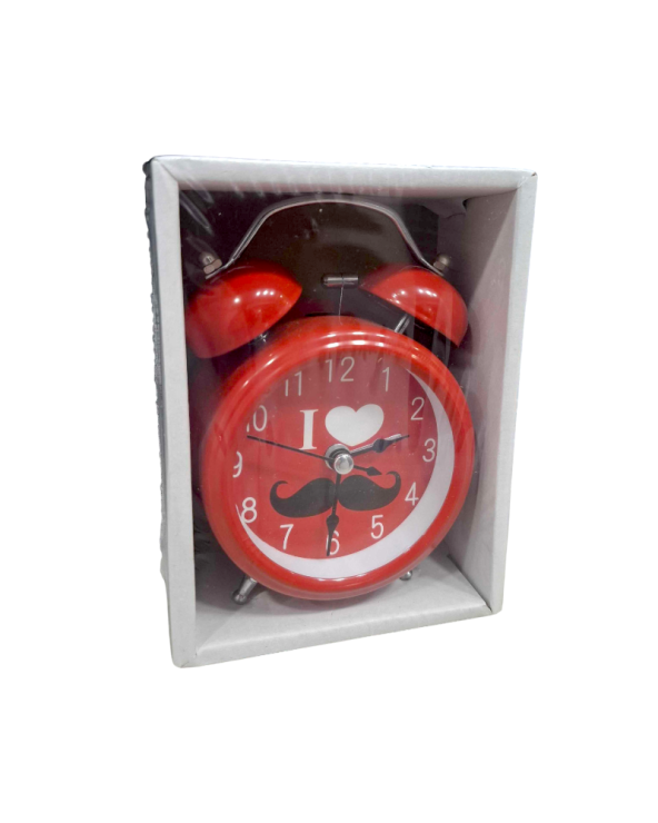 Επιτραπέζιο ρολόι - Ξυπνητήρι - 3301-3 - 330109 - Red