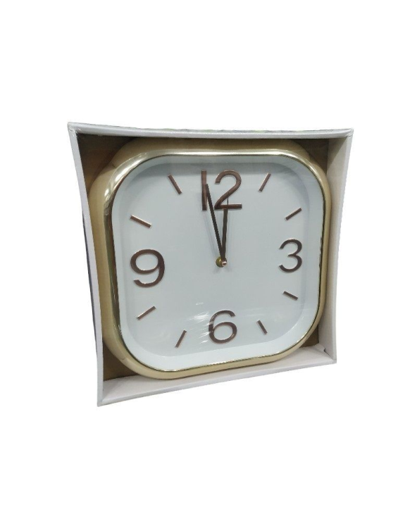 Ρολόι τοίχου - 736D - 120049 - White/Gold