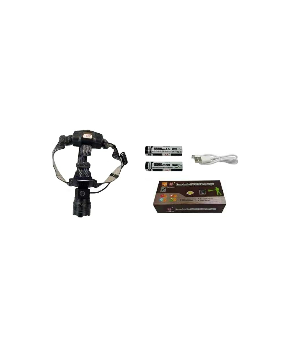 Φακός κεφαλής LED - Headlamp - J802