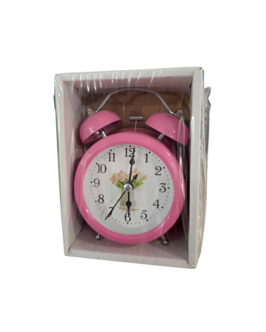 Επιτραπέζιο ρολόι - Ξυπνητήρι - 3301-14 - 330154 - Pink