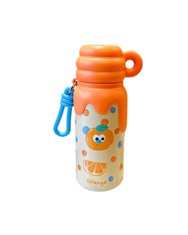 Παιδικό παγούρι-θερμός με κούπα - 420ml - 340908 - Orange