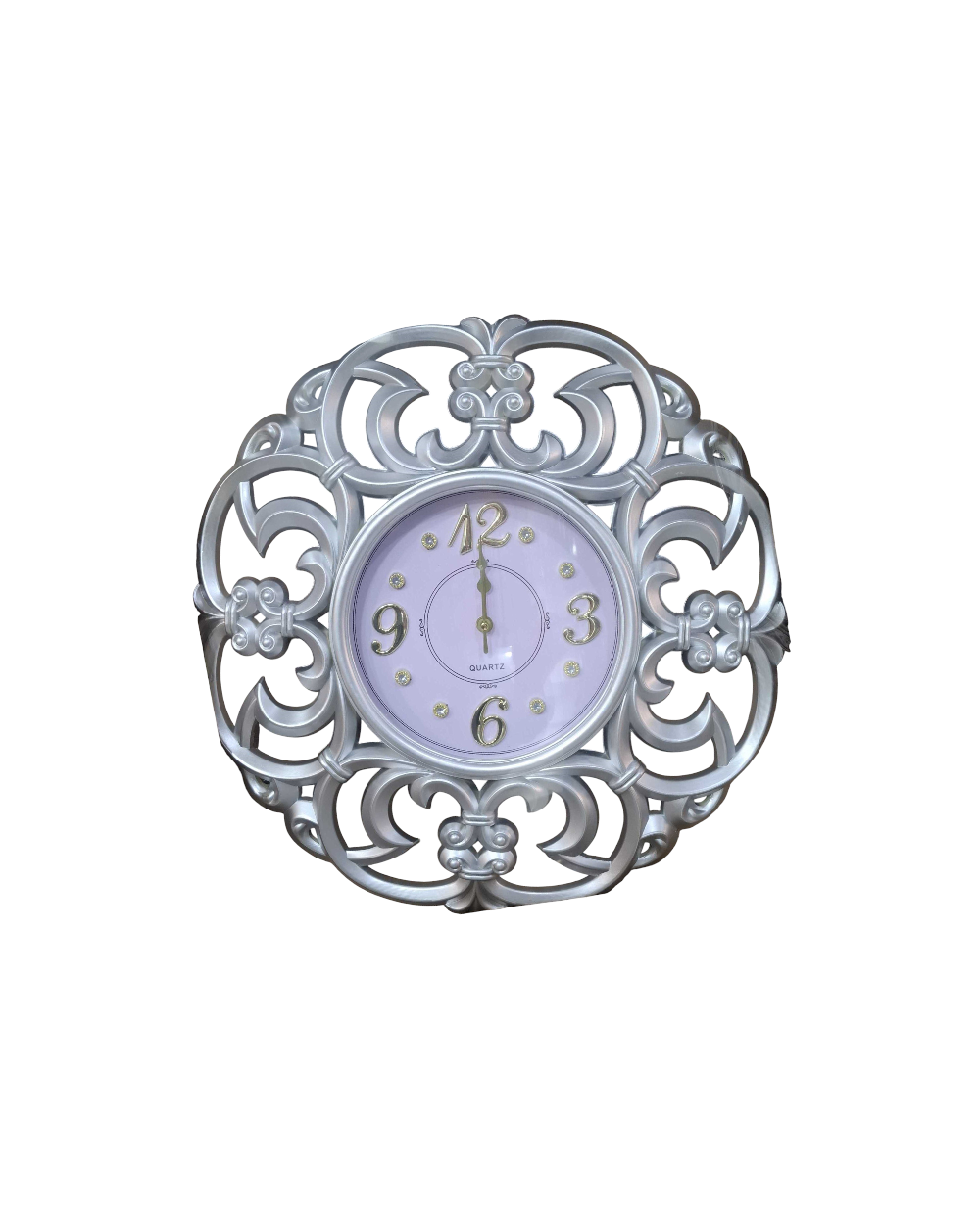 Ρολόι τοίχου Vintage - 865T - 008656 - Silver