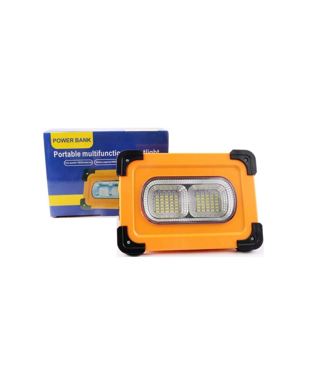 Επαναφορτιζόμενος φακός LED με ηλιακό πάνελ - D13