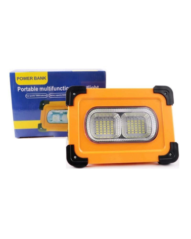 Επαναφορτιζόμενος φακός LED με ηλιακό πάνελ - D13