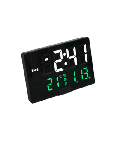 Ψηφιακό ρολόι - Ξυπνητήρι - 6627 - 466271 - Black