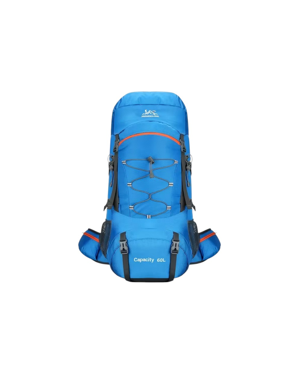 Σακίδιο πλάτης ορειβατικό - H2410 - 60L - 251609 - Light Blue