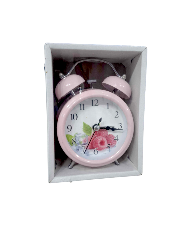 Επιτραπέζιο ρολόι - Ξυπνητήρι - 3301-4 - 330116 - Pink