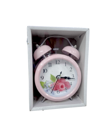 Επιτραπέζιο ρολόι - Ξυπνητήρι - 3301-4 - 330116 - Pink