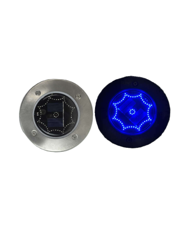 Ηλιακό φωτιστικό κήπου LED με σχέδιο - Καρφωτό - 4pcs - Blue