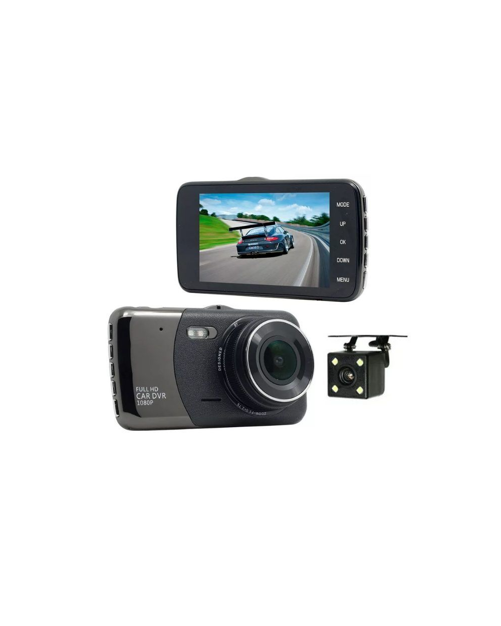 Καταγραφικό αυτοκινήτου - DVR Full HD 1080P με οθόνη 4"" - GDQ - XH-702C