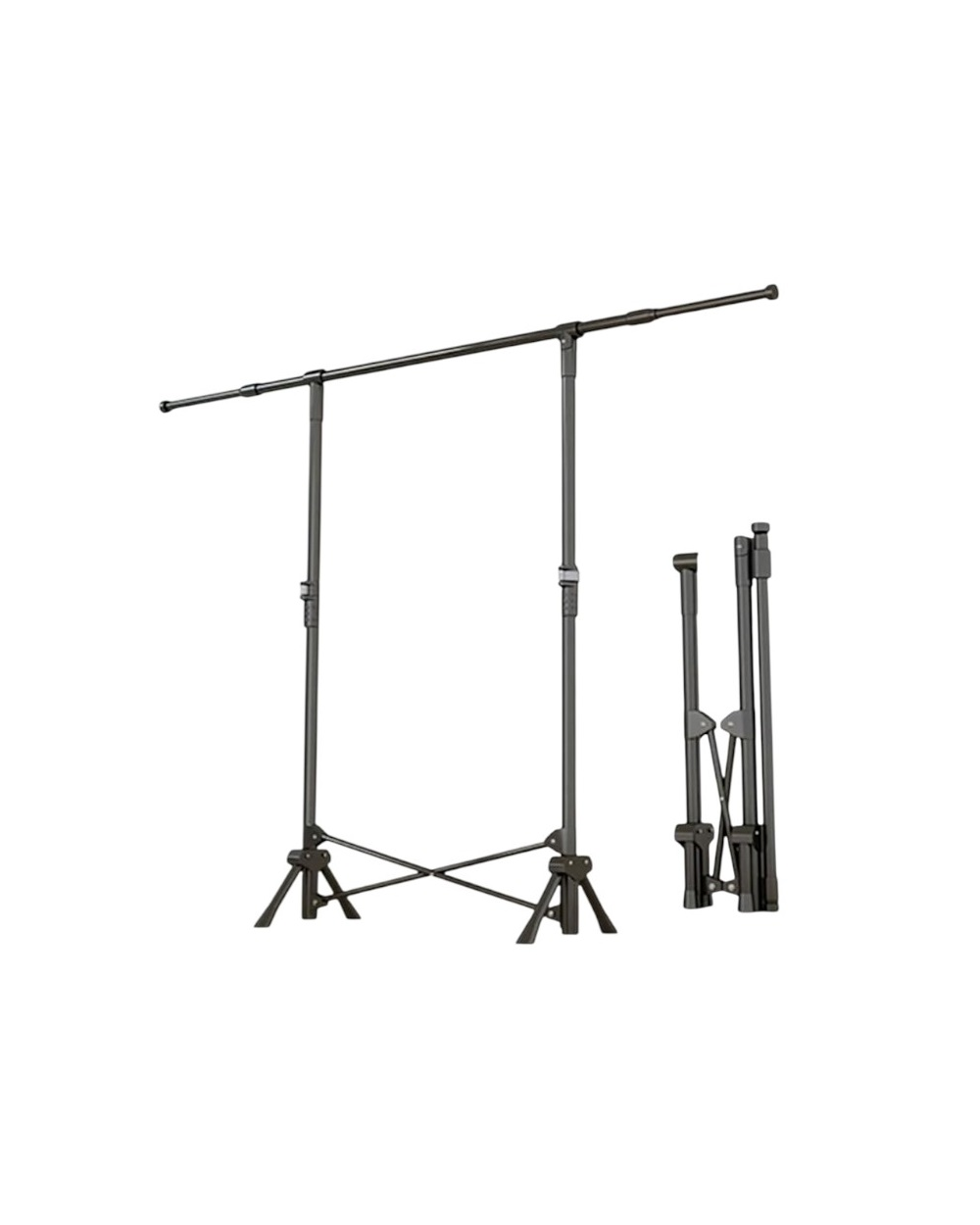 Πτυσσόμενη κρεμάστρα δαπέδου & απλώστρα ρούχων - DG202501 - 282180 - Black