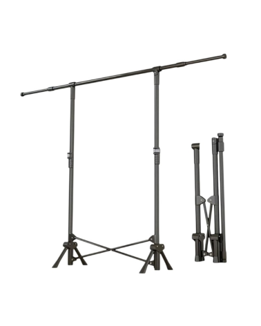 Πτυσσόμενη κρεμάστρα δαπέδου & απλώστρα ρούχων - DG202501 - 282180 - Black