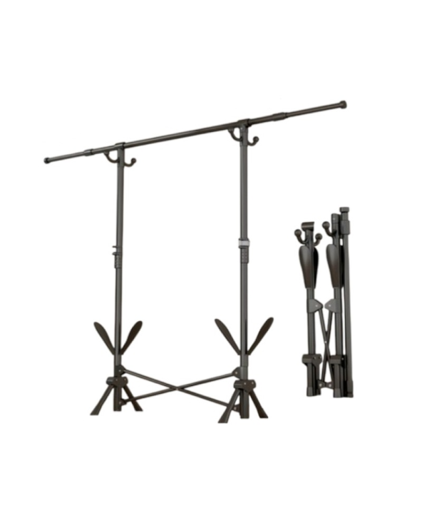 Πτυσσόμενη κρεμάστρα δαπέδου & απλώστρα ρούχων - DG202503 - 282197 - Black