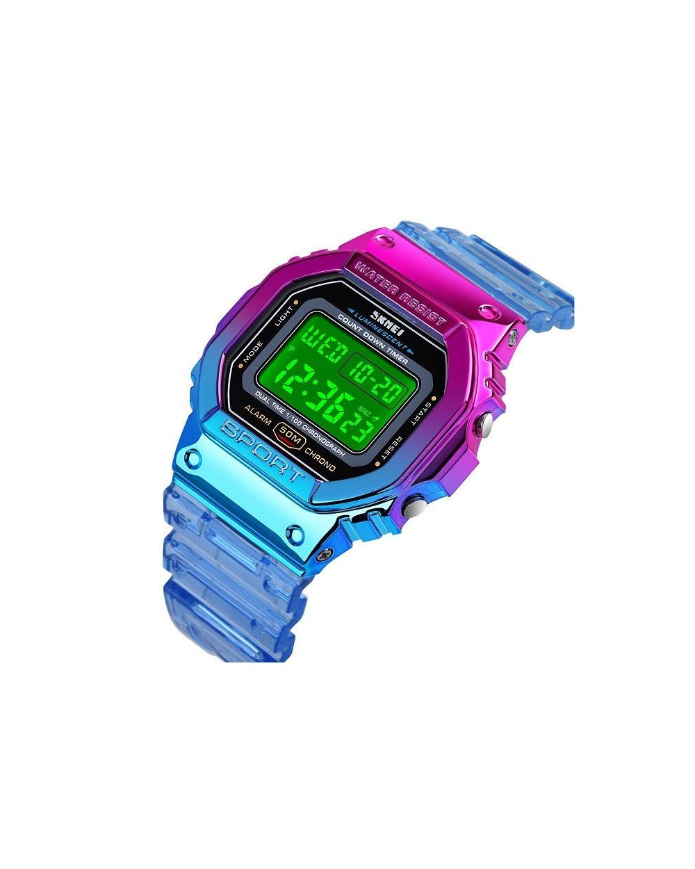 Ψηφιακό ρολόι χειρός – Skmei - 1622 - Pink/Blue