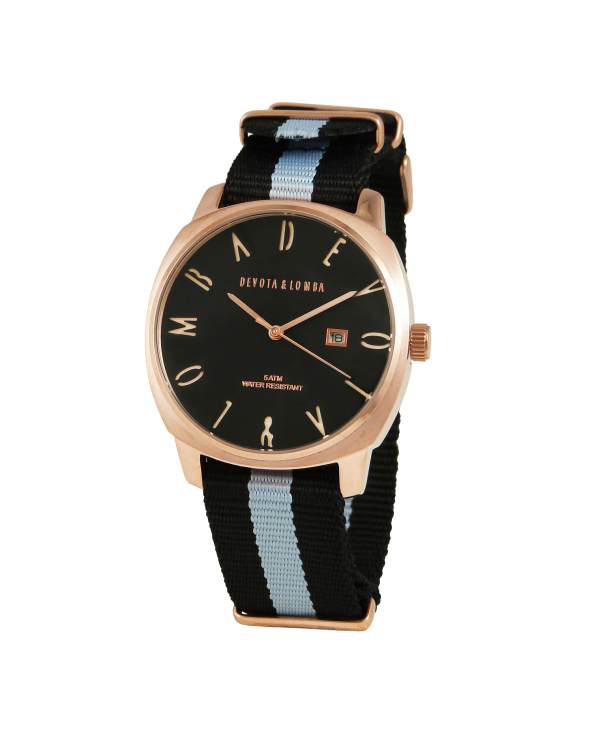 WATCH DEVOTA & LOMBA MAN DL008MSPBK-GR (42MM)