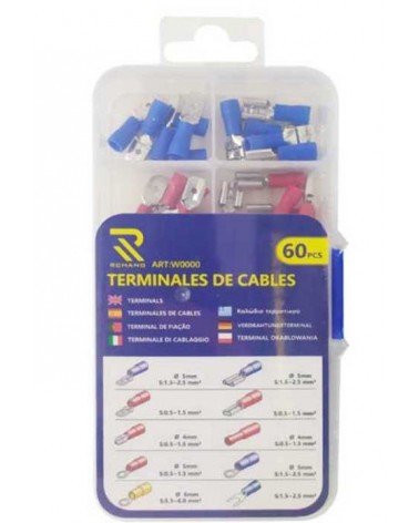 Σετ ακροδέκτες καλωδίων 10 τύπων - 60pcs