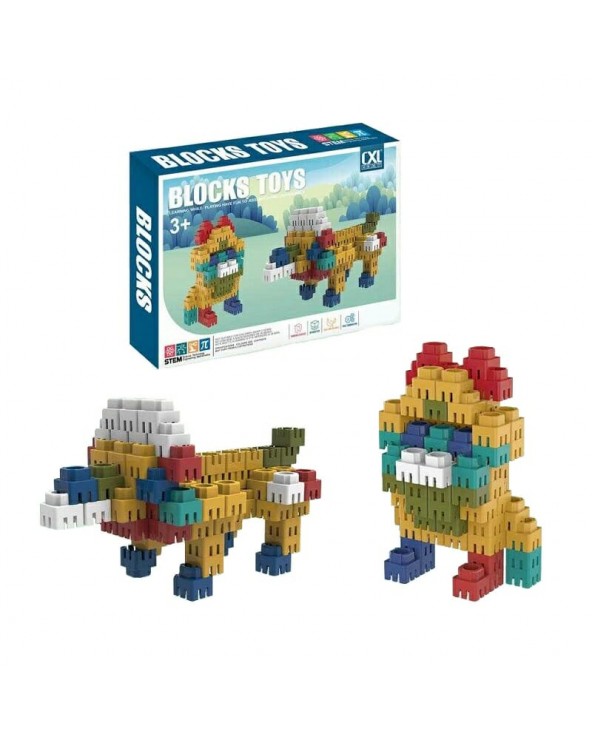 Σετ τουβλάκια κατασκευών DIY - 120pcs - CXL200-85