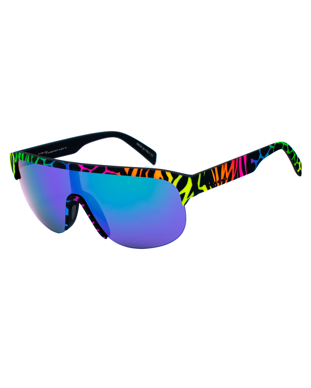 SUNGLASSES ITALIA INDEPENDENT UNISEX 0911-ZEF-149 (Lens/Bridge/Temple) 135/0/140 mm)