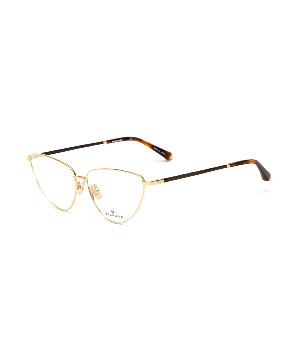 VIEW + CLIP-ON BELSTAFF WOMEN DELMEREDORADO (Lens/Bridge/Temple) 57/10/140 mm)