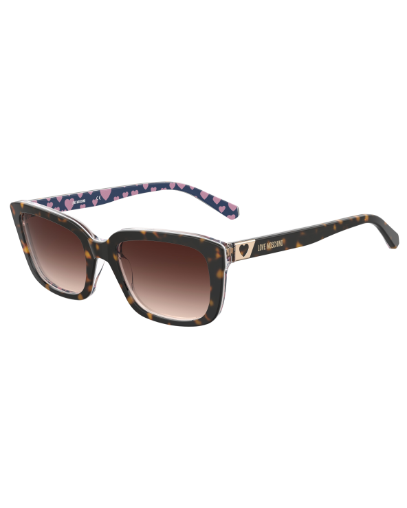 SUNGLASSES LOVE MOSCHINO WOMEN MOL042S086F3H (Lens/Bridge/Temple) 53/17/145 mm)