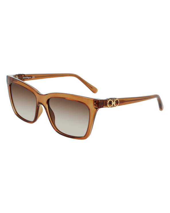 SUNGLASSES FERRAGAMO WOMEN SF1027S-210 (Lens/Bridge/Temple) 55/16/140 mm)