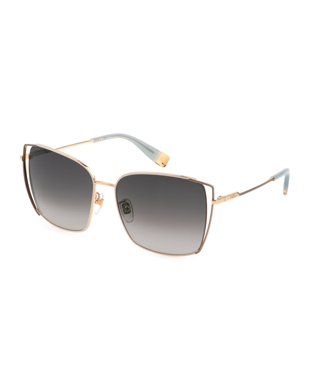 SUNGLASSES FURLA WOMEN SFU600-59033M (Lens/Bridge/Temple) 59/16/135 mm)